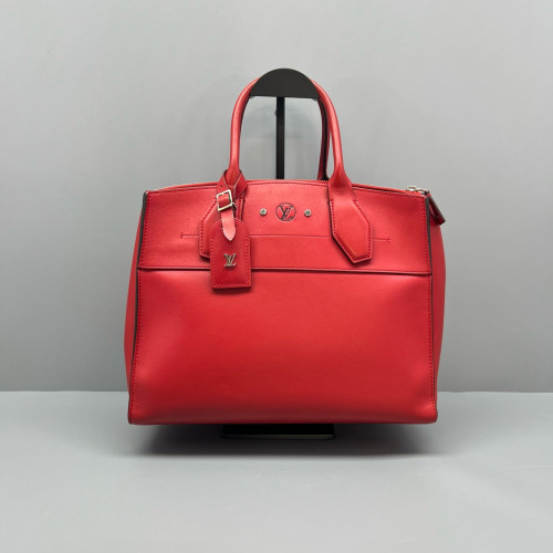Louis Vuitton City Steamer MM Calfskin Red Louis Vuitton City Steamer MM Calfskin Red