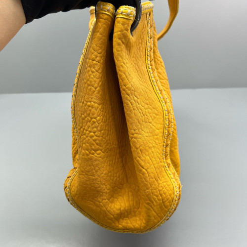 Bottega Veneta Tote Bag Lambskin Intrecciato Nappa Calfskin Yellow