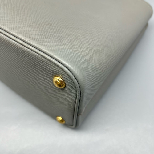 Prada Bucket Saffiano Calfskin Grey