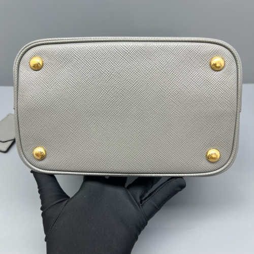 Prada Bucket Saffiano Calfskin Grey