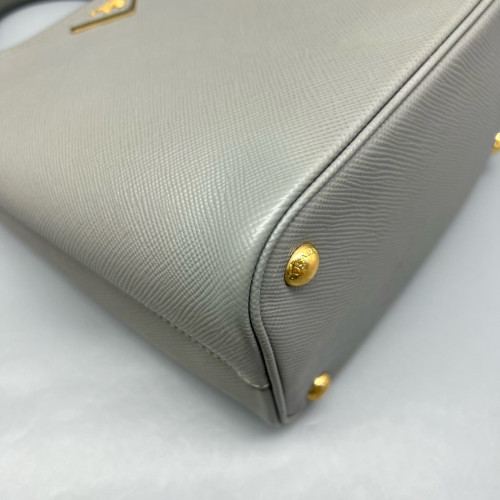 Prada Bucket Saffiano Calfskin Grey