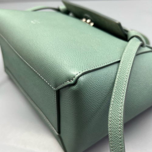 Celine Micro Belt Bag Grained Calfskin Light Green