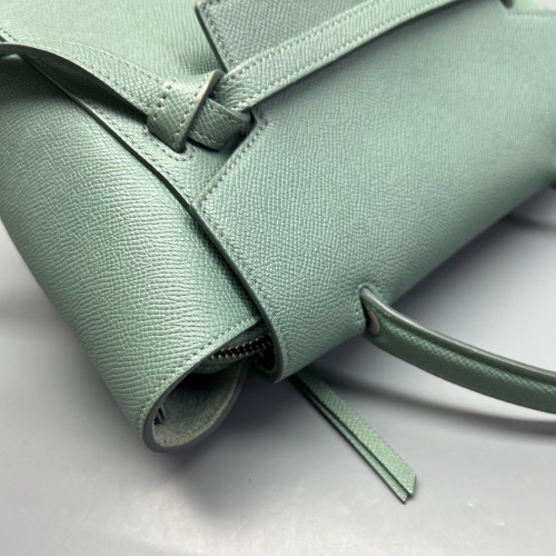 Celine Micro Belt Bag Grained Calfskin Light Green