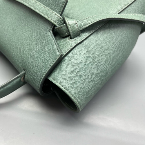 Celine Micro Belt Bag Grained Calfskin Light Green