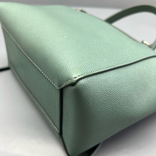 Celine Micro Belt Bag Grained Calfskin Light Green