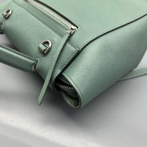 Celine Micro Belt Bag Grained Calfskin Light Green