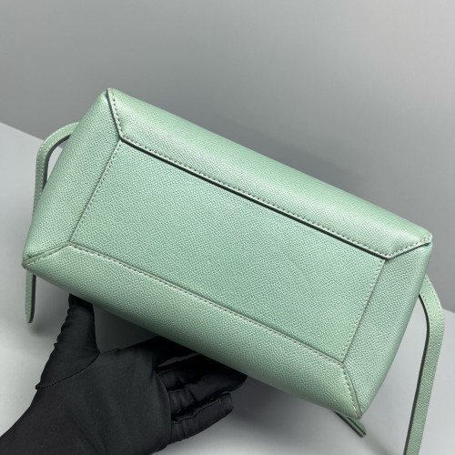 Celine Micro Belt Bag Grained Calfskin Light Green