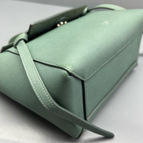 Celine Micro Belt Bag Grained Calfskin Light Green
