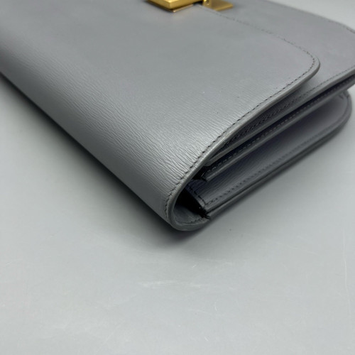 Celine Medium Classic Box Smooth Calfskin Grey
