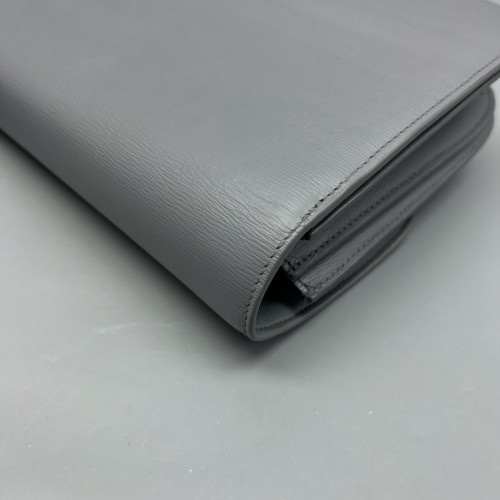 Celine Medium Classic Box Smooth Calfskin Grey