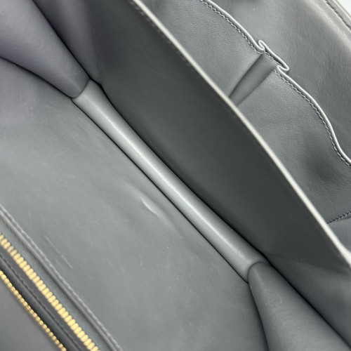 Celine Medium Classic Box Smooth Calfskin Grey