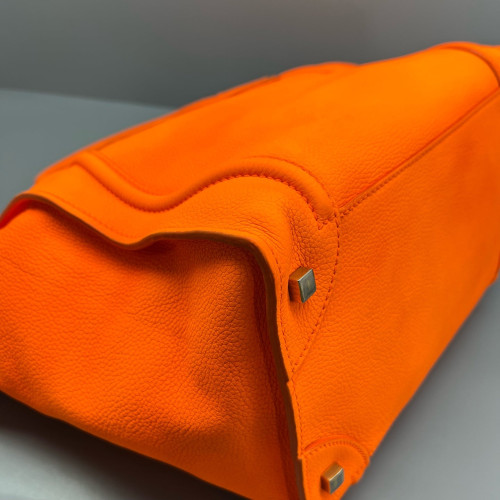 Celine Medium Luggage Phantom Calfskin Orange