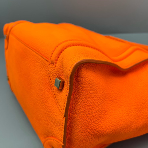Celine Medium Luggage Phantom Calfskin Orange