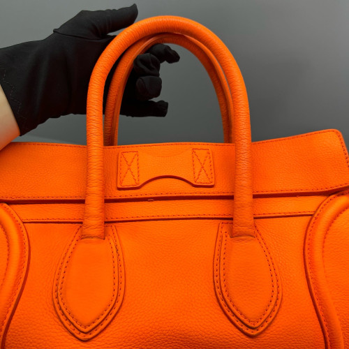Celine Medium Luggage Phantom Calfskin Orange