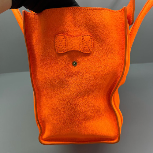 Celine Medium Luggage Phantom Calfskin Orange