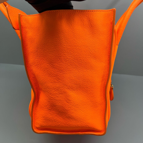 Celine Medium Luggage Phantom Calfskin Orange