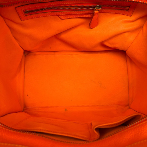 Celine Medium Luggage Phantom Calfskin Orange
