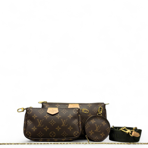 Louis Vuitton Multi Pochette Accessories Monogram Brown Green