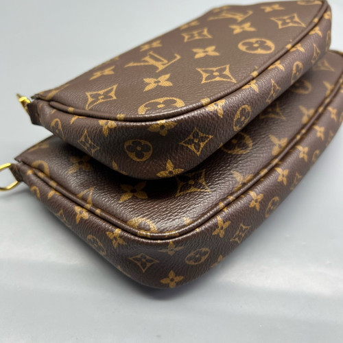 Louis Vuitton Multi Pochette Accessories Monogram Brown Green