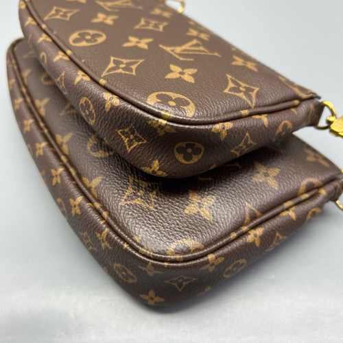 Louis Vuitton Multi Pochette Accessories Monogram Brown Green