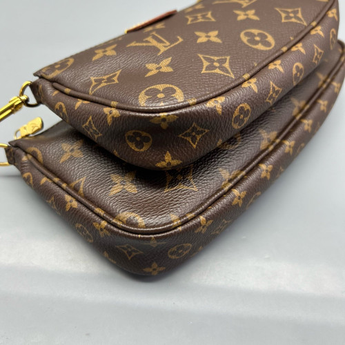 Louis Vuitton Multi Pochette Accessories Monogram Brown Green