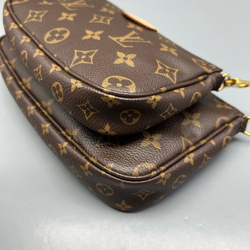 Louis Vuitton Multi Pochette Accessories Monogram Brown Green