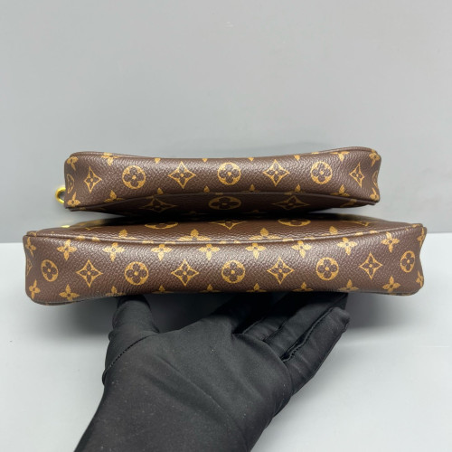 Louis Vuitton Multi Pochette Accessories Monogram Brown Green