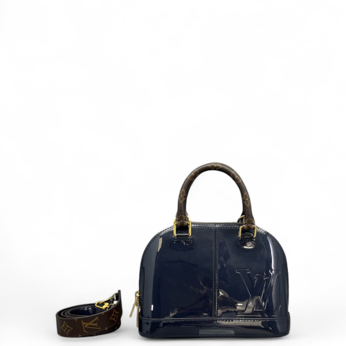 Louis Vuitton Alma BB Vernis Blue Louis Vuitton Alma BB Vernis Blue