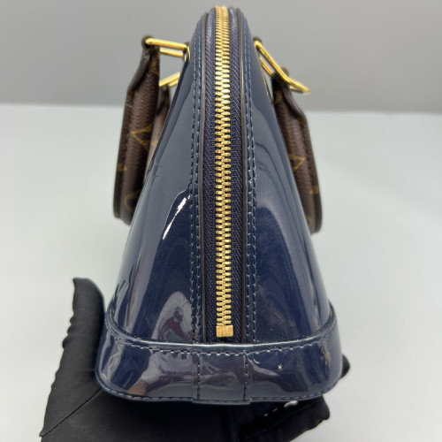 Louis Vuitton Alma BB Vernis Blue Louis Vuitton Alma BB Vernis Blue