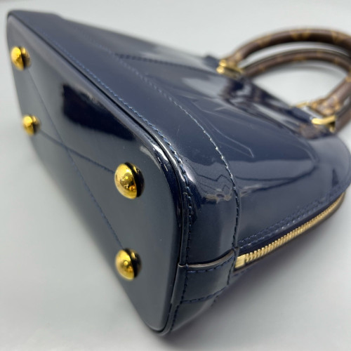 Louis Vuitton Alma BB Vernis Blue Louis Vuitton Alma BB Vernis Blue