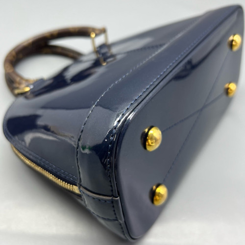 Louis Vuitton Alma BB Vernis Blue Louis Vuitton Alma BB Vernis Blue