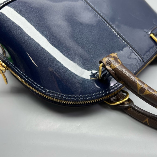 Louis Vuitton Alma BB Vernis Blue Louis Vuitton Alma BB Vernis Blue