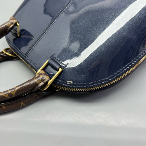Louis Vuitton Alma BB Vernis Blue Louis Vuitton Alma BB Vernis Blue