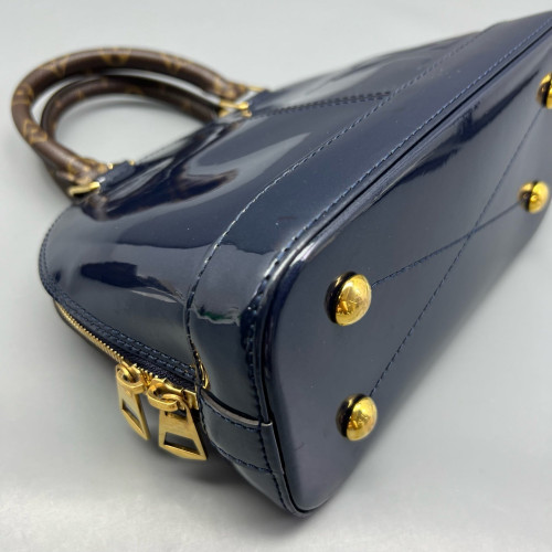 Louis Vuitton Alma BB Vernis Blue Louis Vuitton Alma BB Vernis Blue