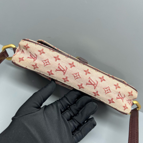 Louis Vuitton Mini Lin Juliette Denim Monogram Pink