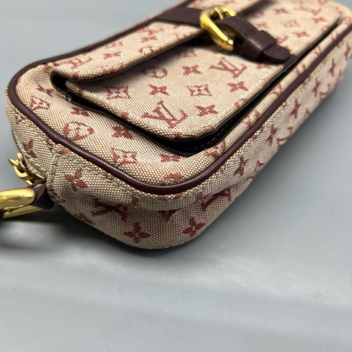 Louis Vuitton Mini Lin Juliette Denim Monogram Pink