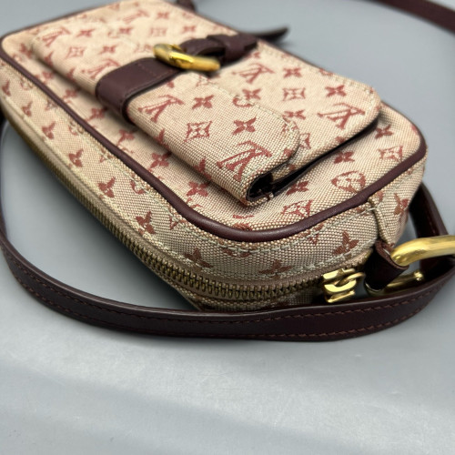 Louis Vuitton Mini Lin Juliette Denim Monogram Pink