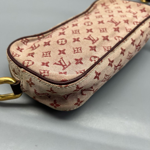 Louis Vuitton Mini Lin Juliette Denim Monogram Pink