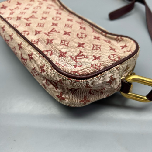 Louis Vuitton Mini Lin Juliette Denim Monogram Pink