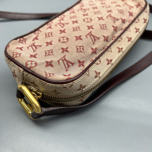 Louis Vuitton Mini Lin Juliette Denim Monogram Pink
