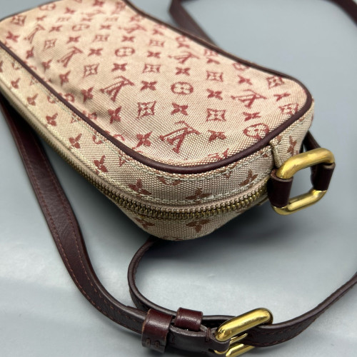 Louis Vuitton Mini Lin Juliette Denim Monogram Pink