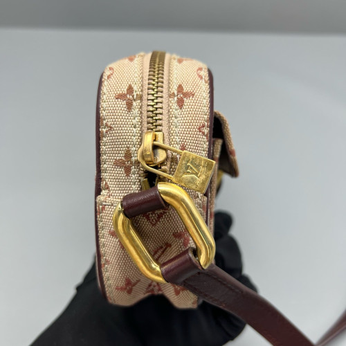 Louis Vuitton Mini Lin Juliette Denim Monogram Pink