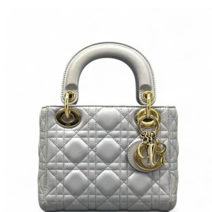 Dior Mini Lady Dior Calfskin Grey Dior Mini Lady Dior Calfskin Grey