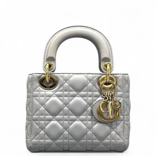 Dior Mini Lady Dior Calfskin Grey Dior Mini Lady Dior Calfskin Grey