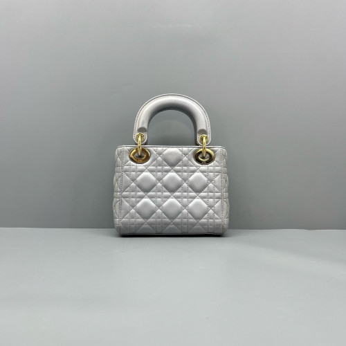 Dior Mini Lady Dior Calfskin Grey Dior Mini Lady Dior Calfskin Grey