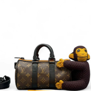 Louis Vuitton Keepall 25 Monogram Brown Black