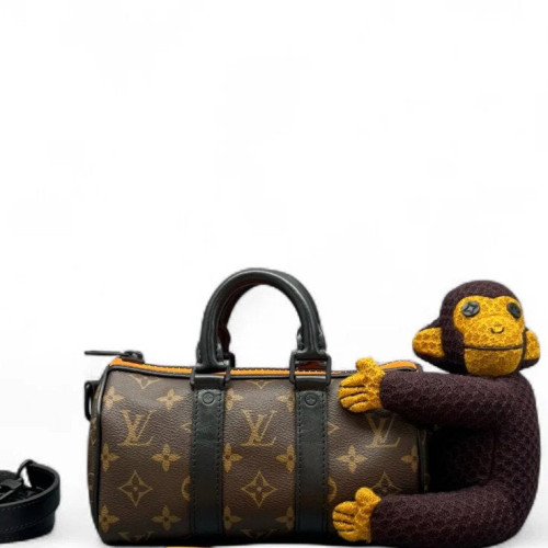 Louis Vuitton Keepall 25 Monogram Brown Black
