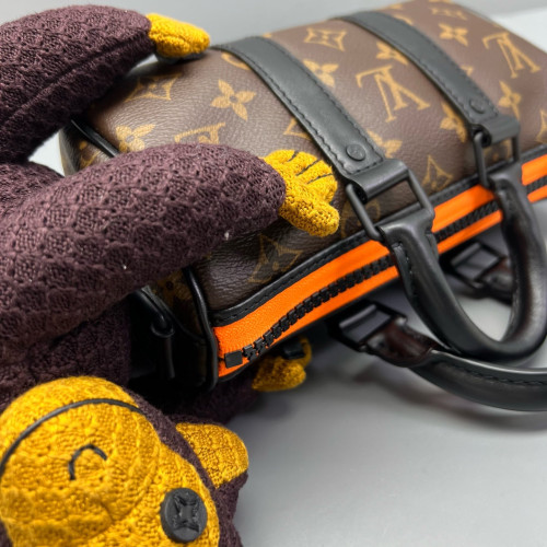 Louis Vuitton Keepall 25 Monogram Brown Black