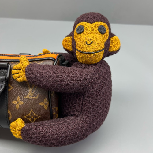 Louis Vuitton Keepall 25 Monogram Brown Black