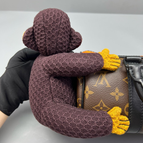 Louis Vuitton Keepall 25 Monogram Brown Black